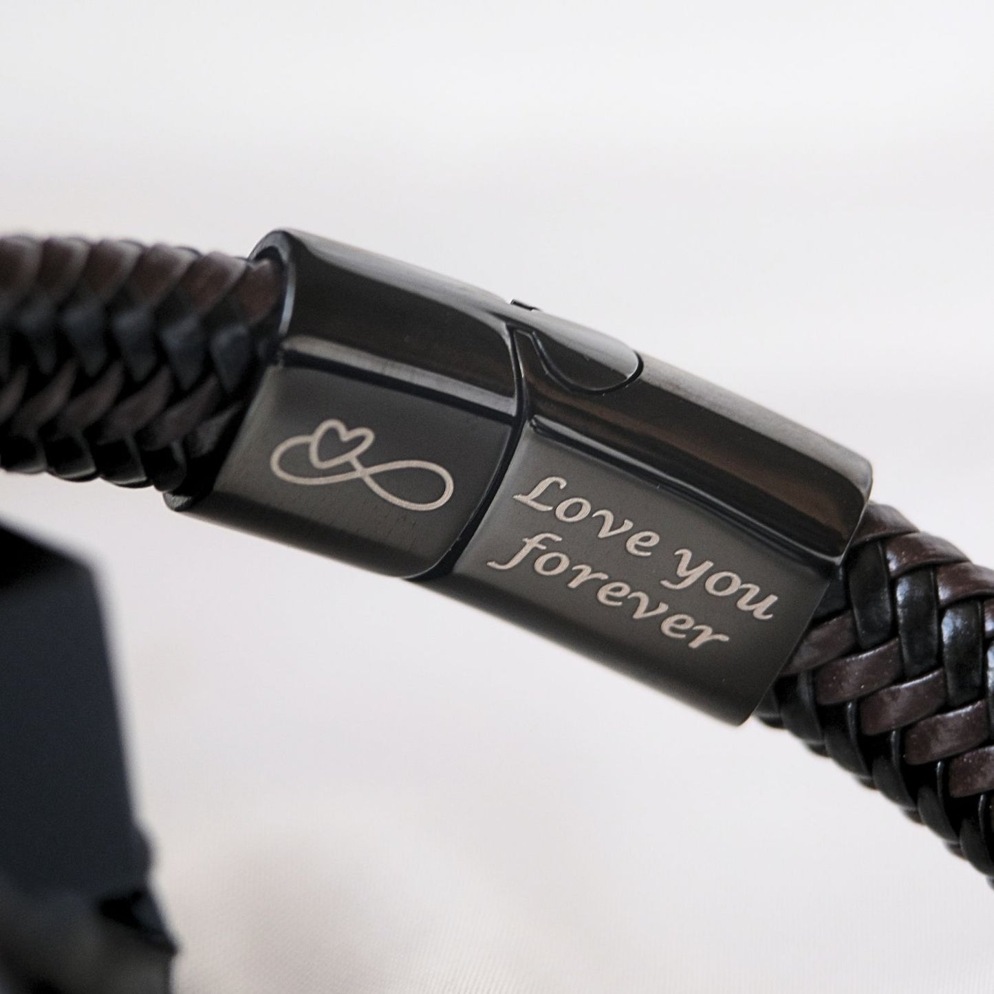 To my Son - Black Infinity Bracelet - TN113