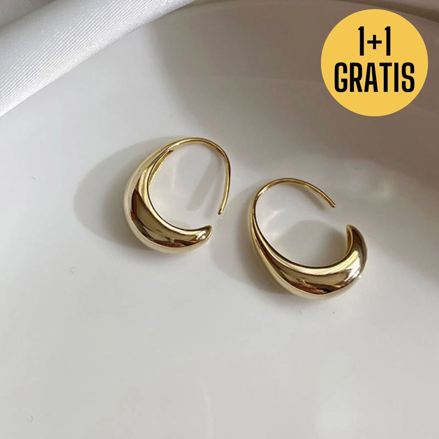 Hoop Oorbellen 1+1 GRATIS (BLACK FRIDAY)