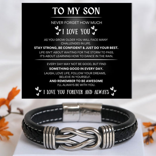 To my Son - INFINITY BRACELET - TN111