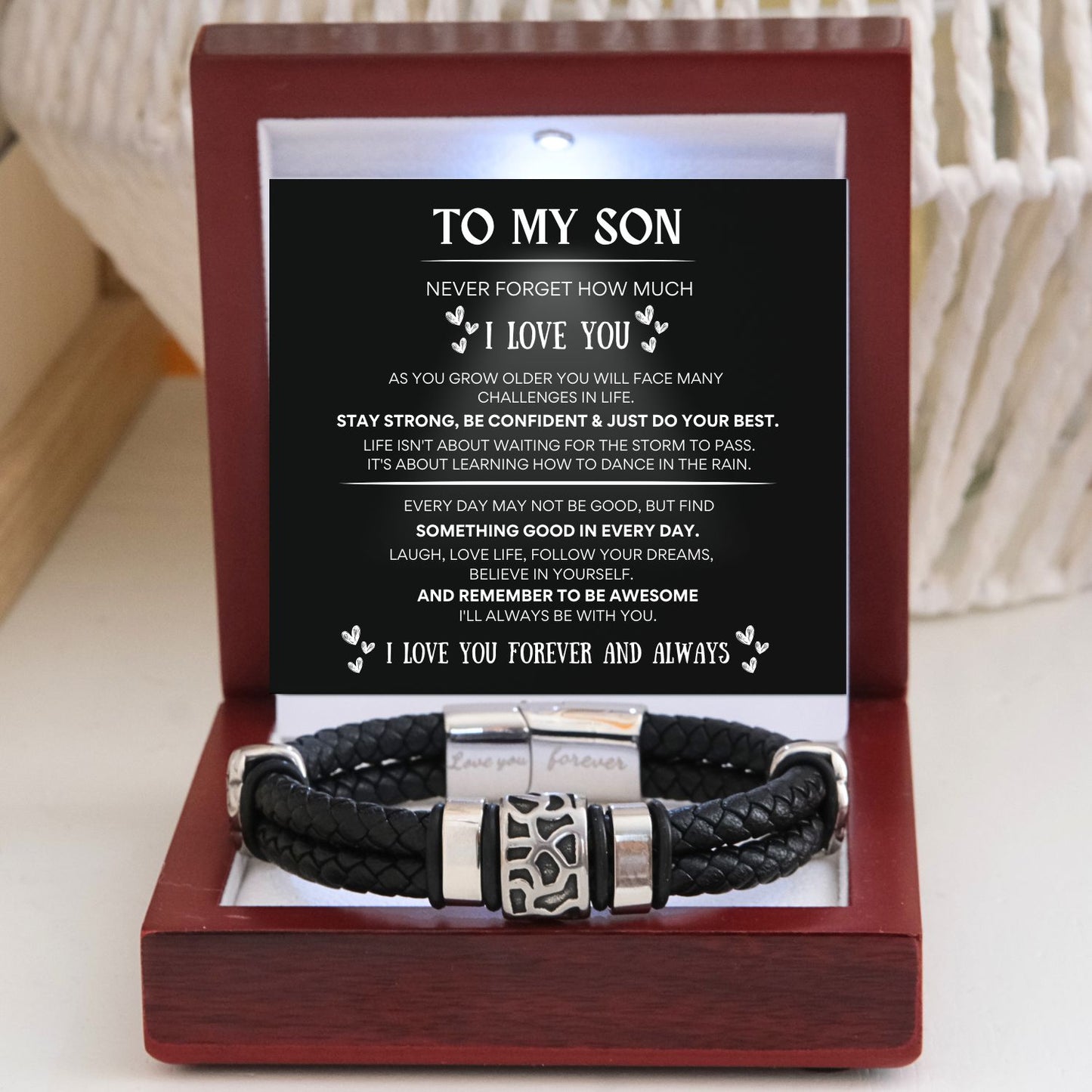 TO MY SON - BRACELET - TN111