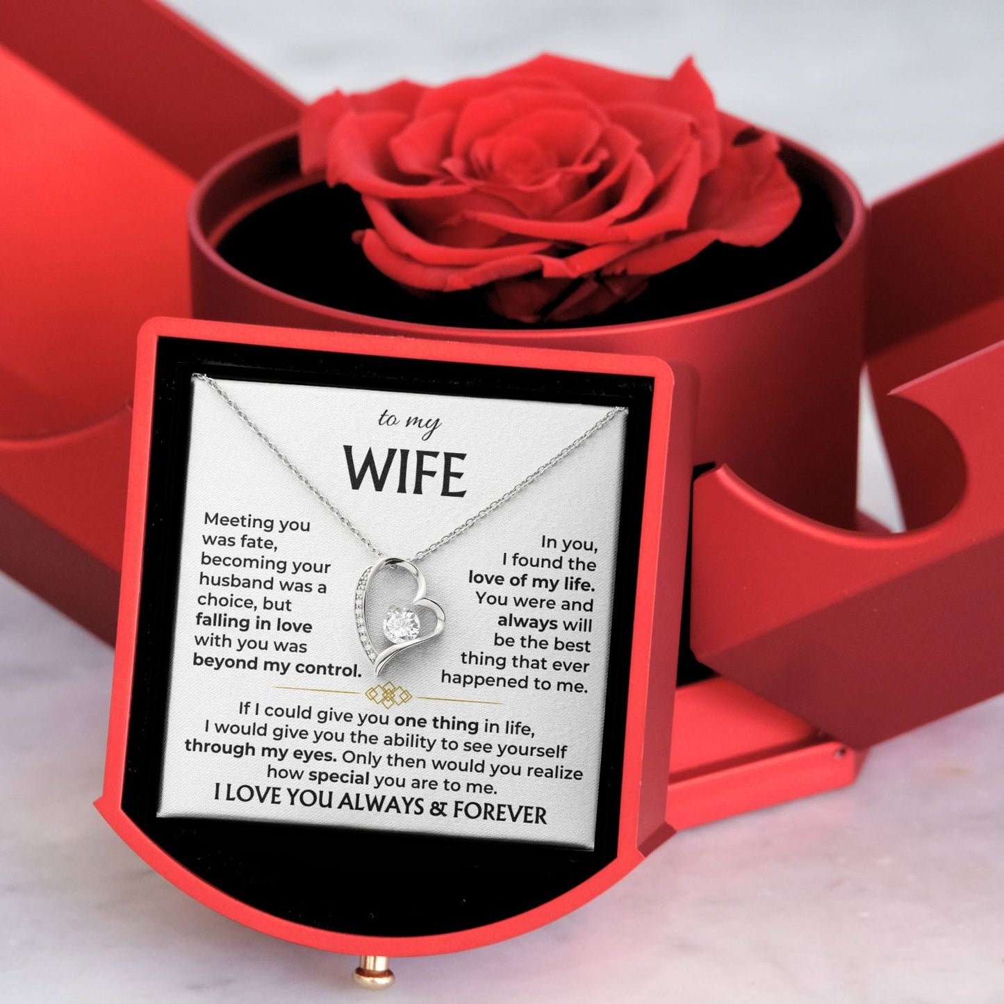 Eternal Rose Box - To my Wife