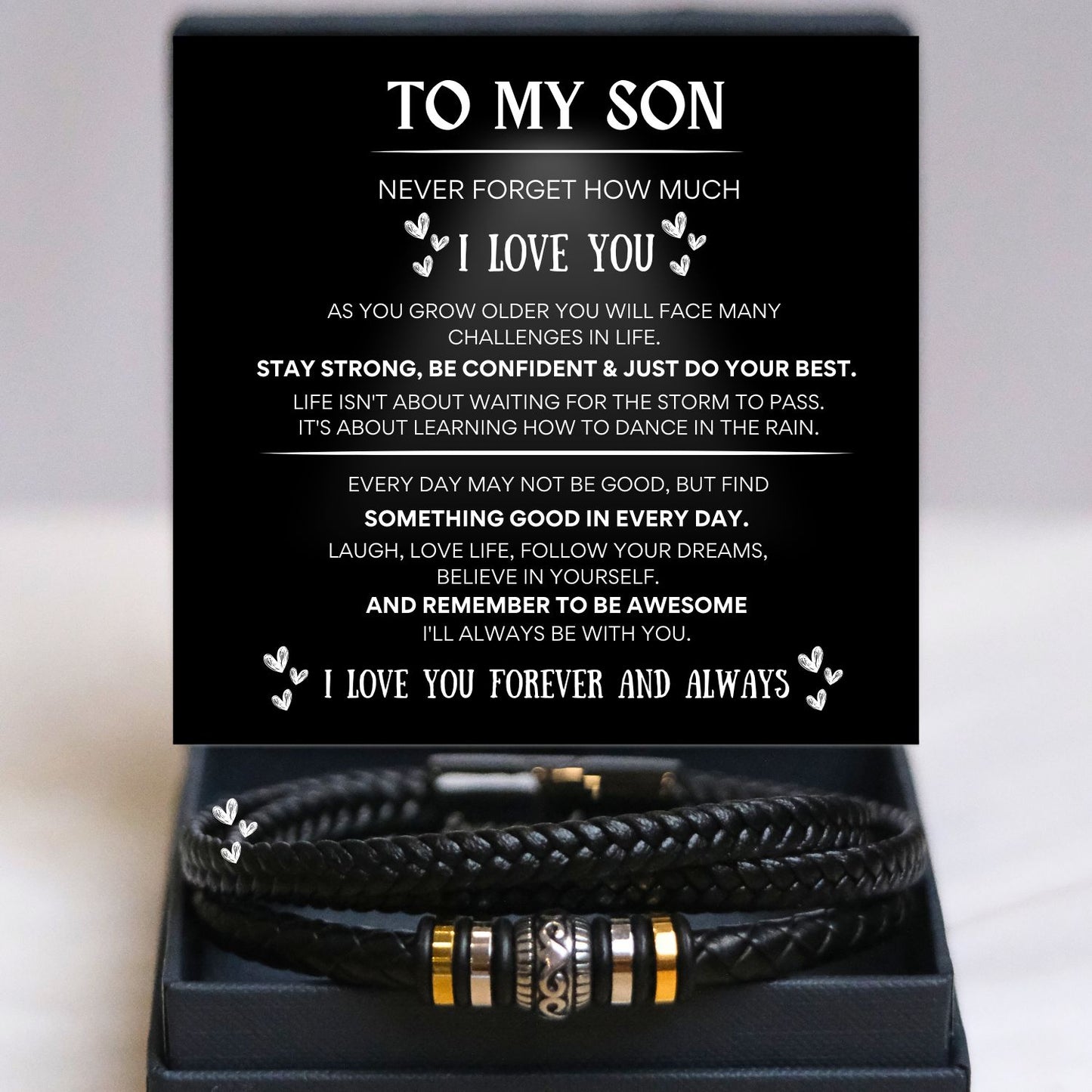 TO MY SON- BRACELET - TN111