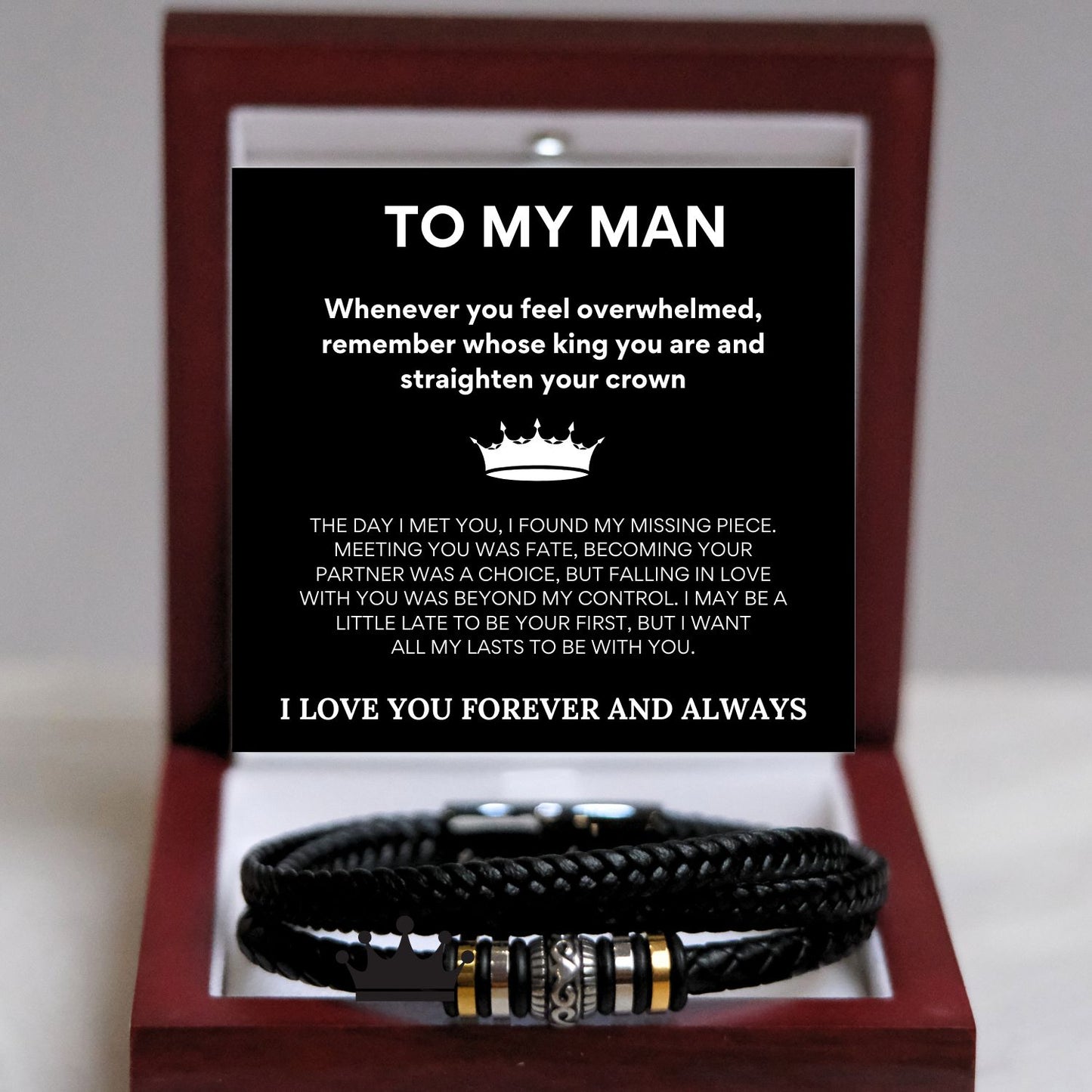 TO MY MAN - BRACELET - TN110