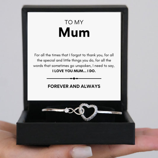 To my Mum - Infinity Love Bracelet