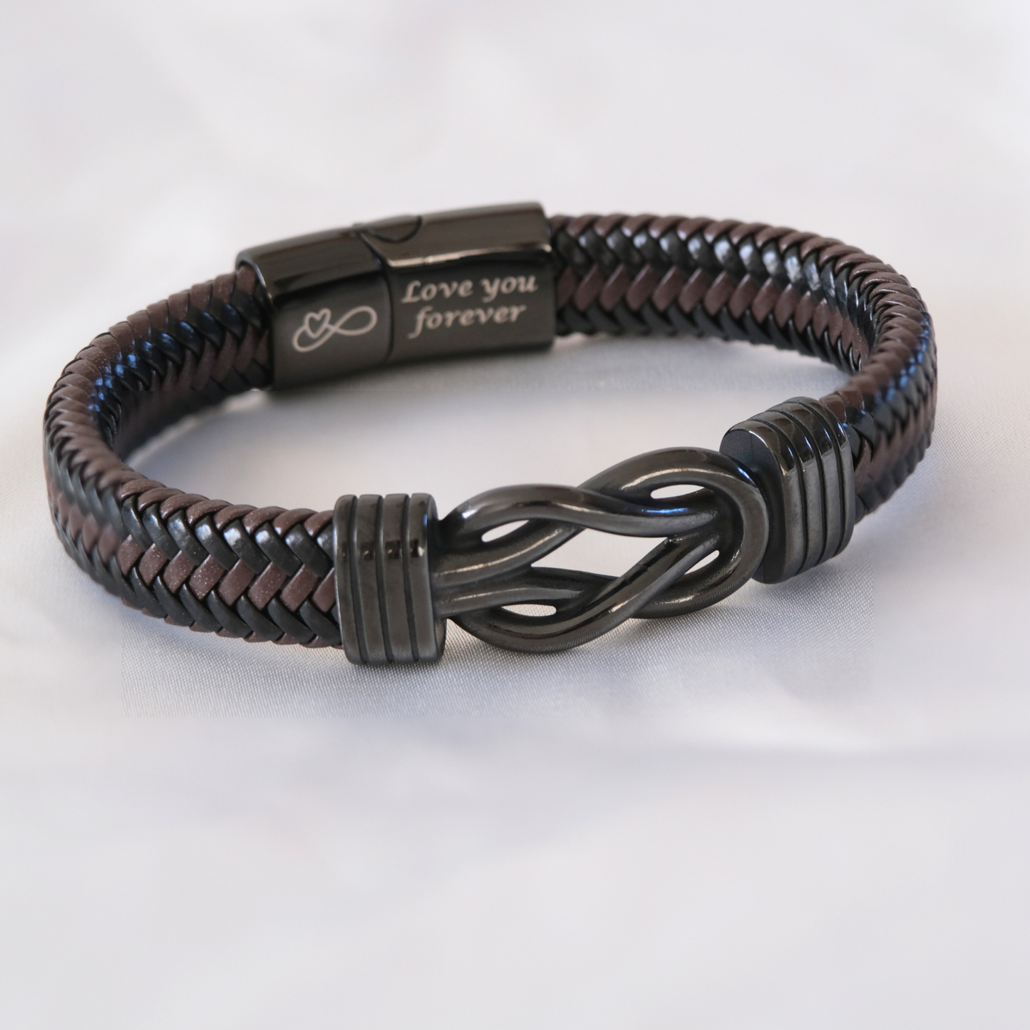 To my Son - Black Infinity Bracelet - TN113
