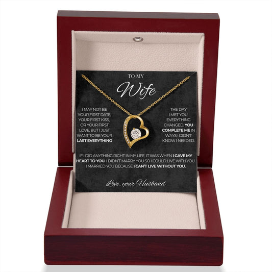 To my Wife - Love, your Husband