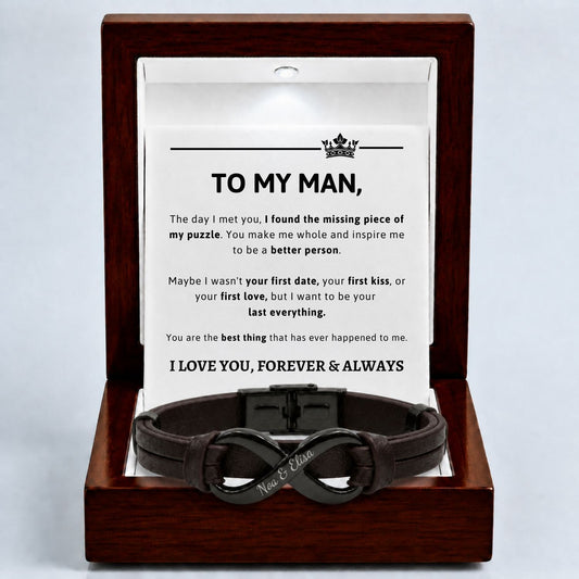 Infinity Dual Name Bracelet