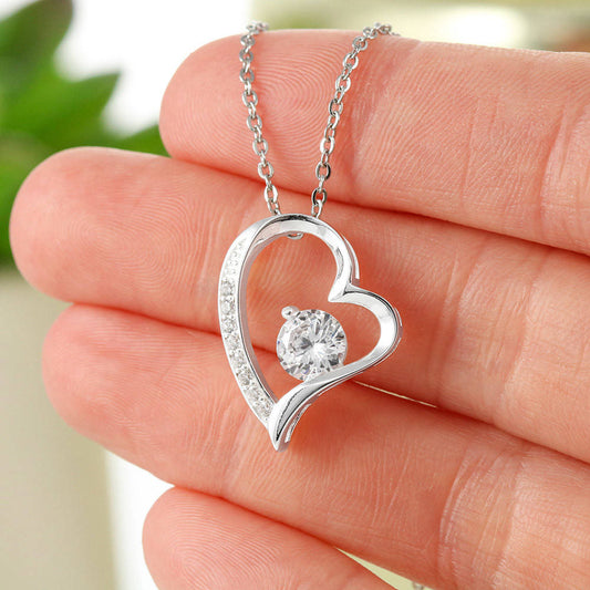 To my wife - Heart necklace - I love you forever & always