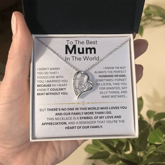 To The Best MUM, Love Heart gift set TM335