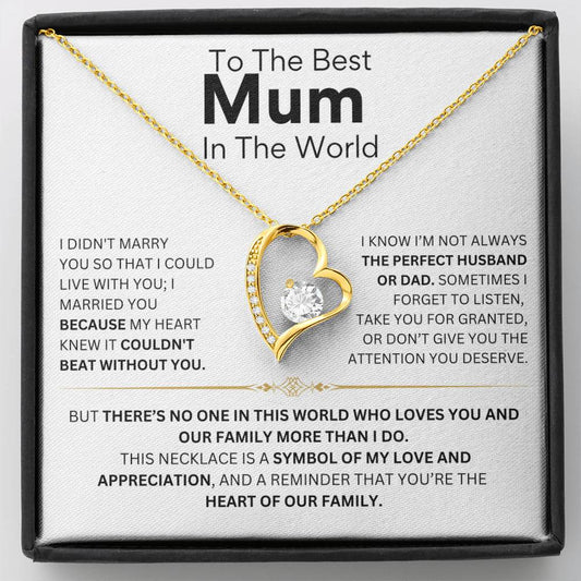 To The Best MUM, Love Heart gift set TM334