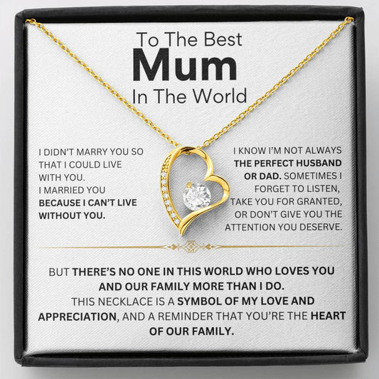 To The Best MUM, Love Heart gift set TM333