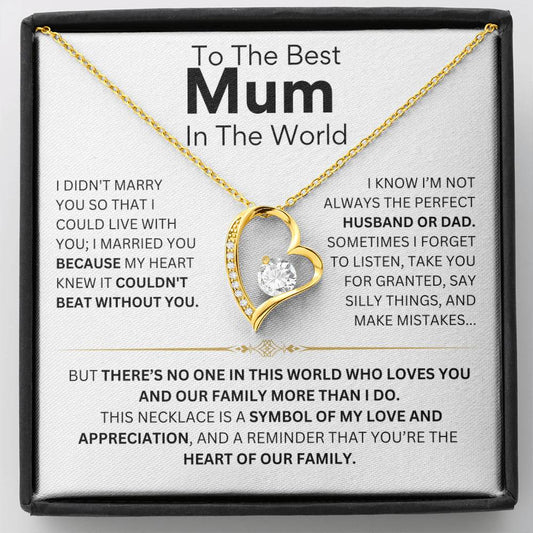 To The Best MUM, Love Heart gift set TM335