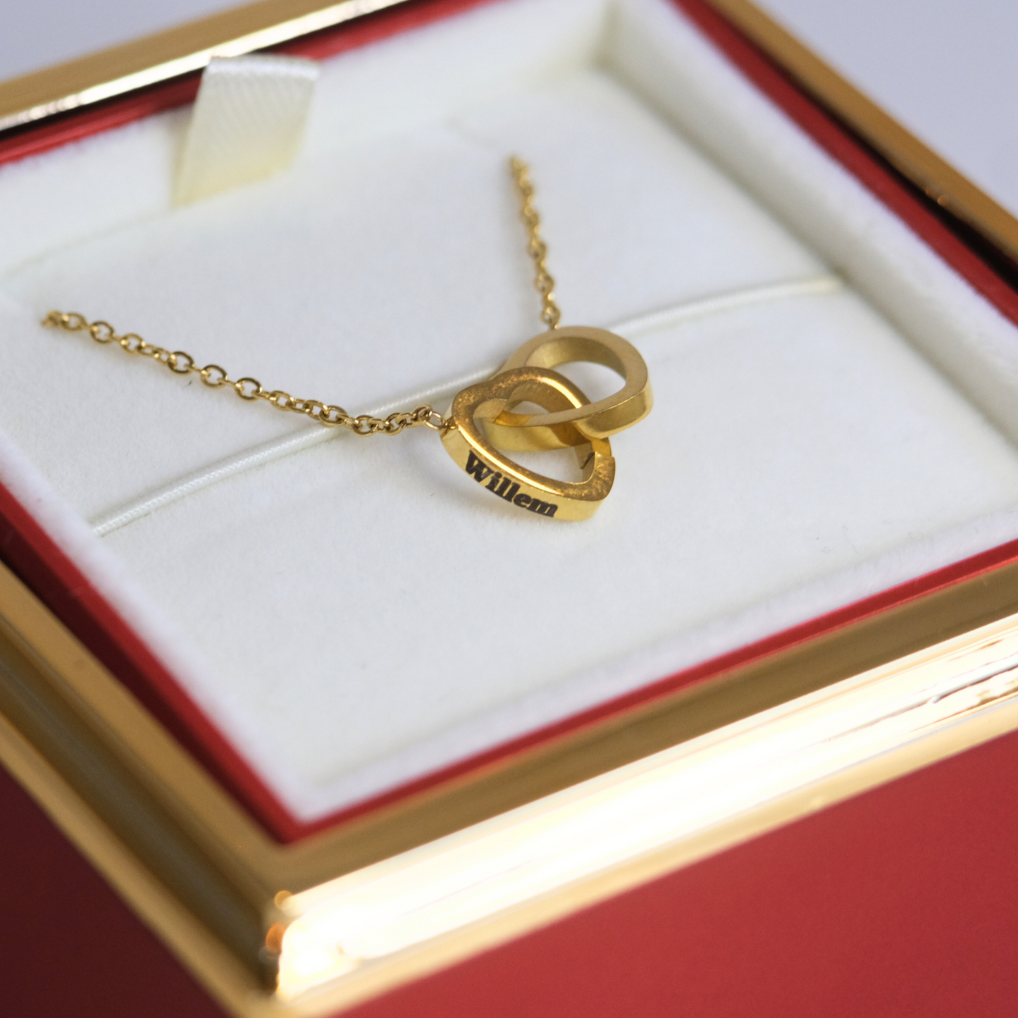 Eternal Rose Box - Personalized Necklace & Real Rose