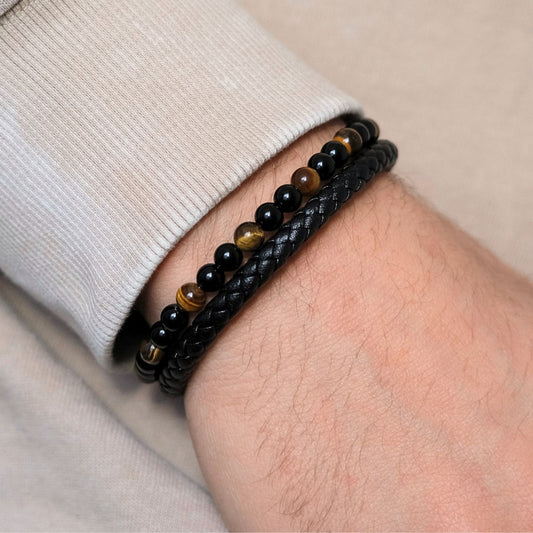 To my Son - Tiger Eye Bracelet NEW - I know the battles you fight