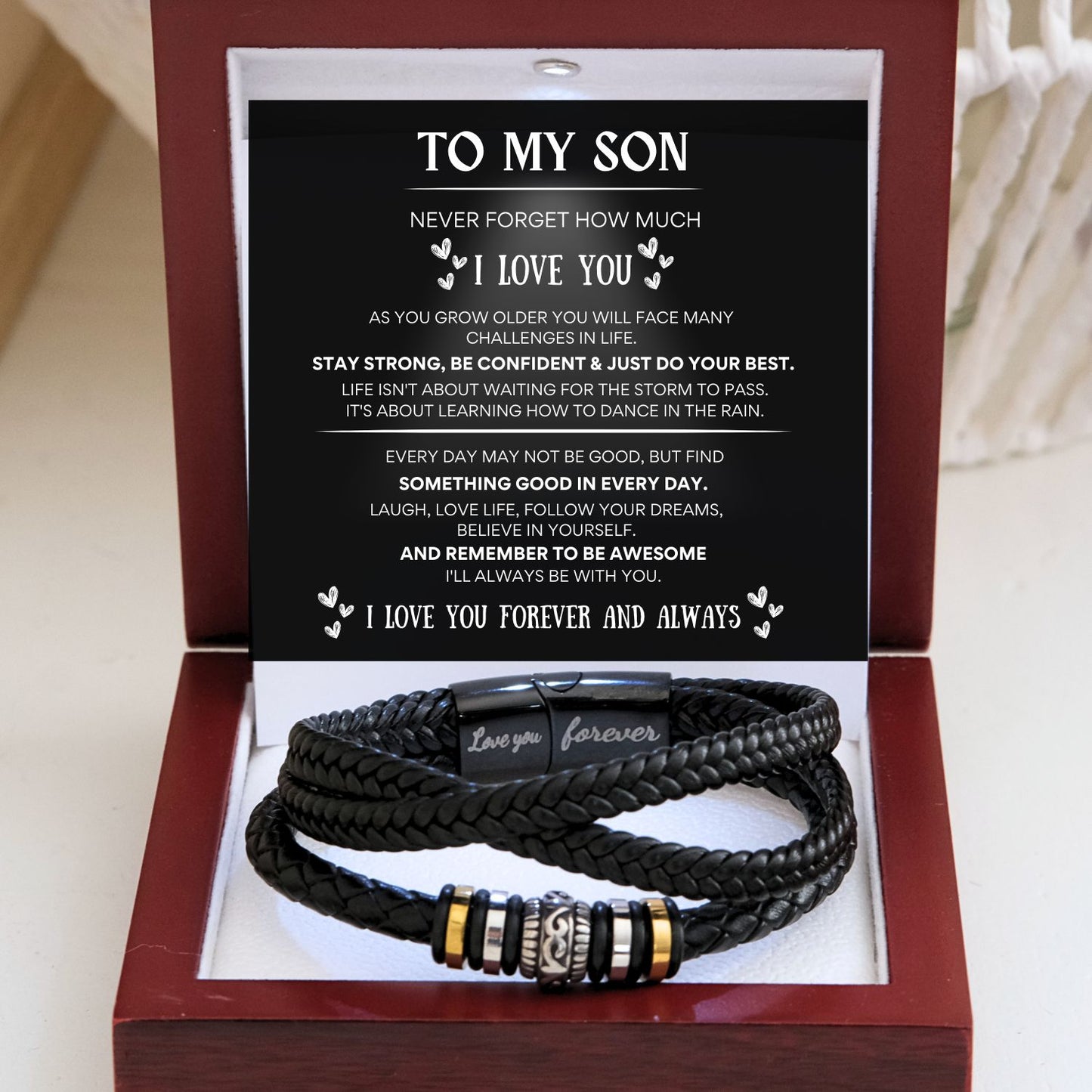 TO MY SON- BRACELET - TN111