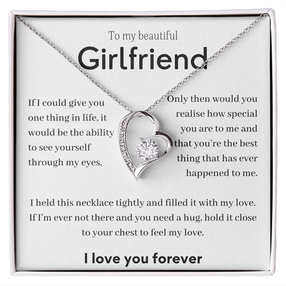 To my Girlfriend- Heart Necklace