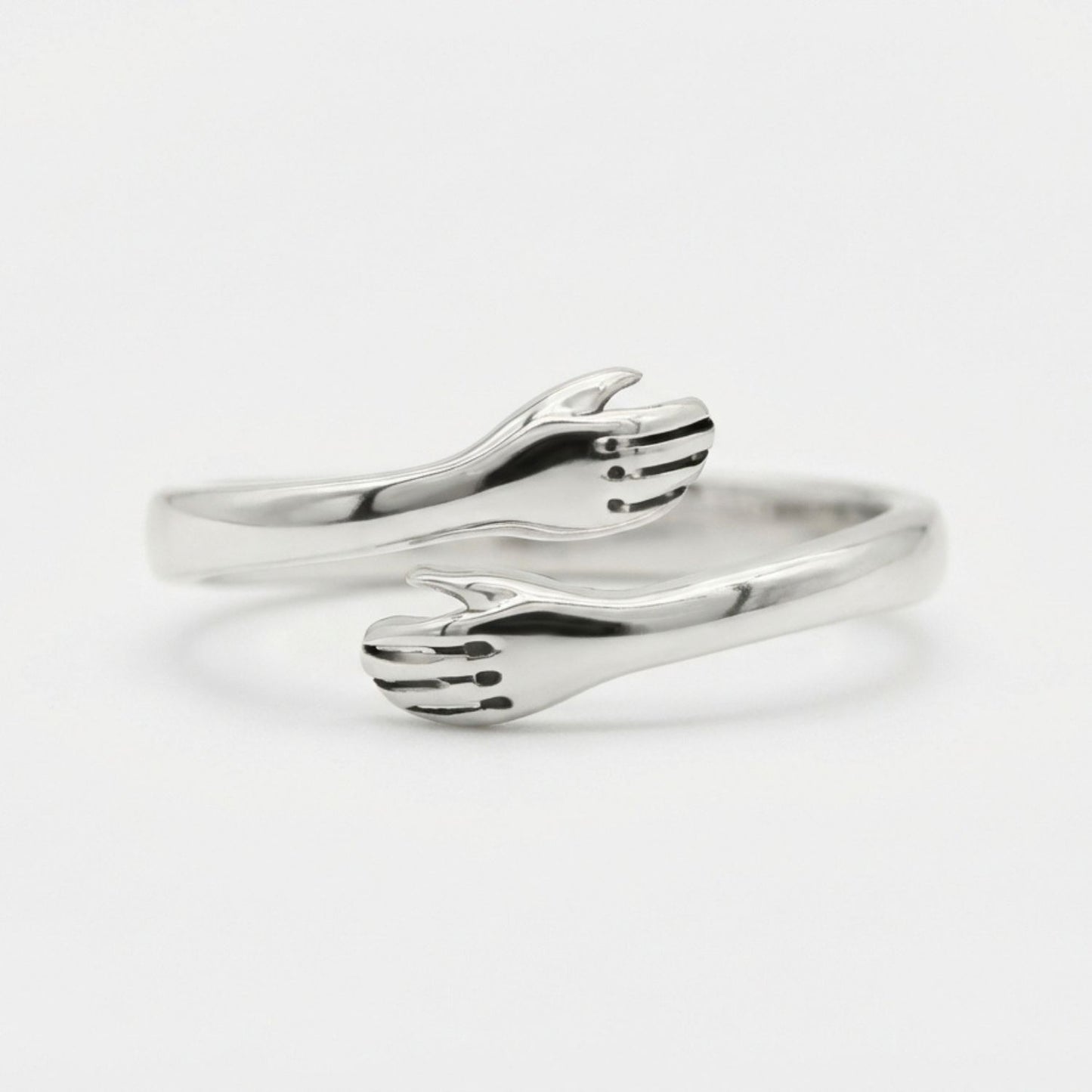 The Hug Ring Engraved