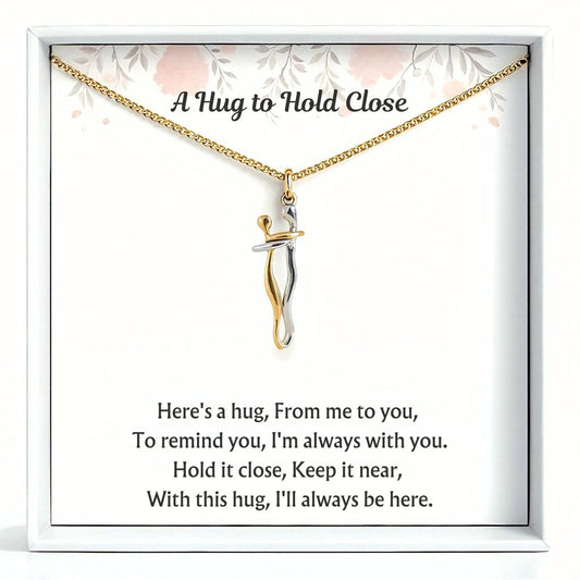 Hug Necklace - A Hug To Hold Close