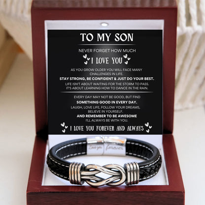 To my Son - INFINITY BRACELET - TN111