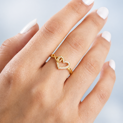 To my Daughter - Always in my heart Ring S925 ring