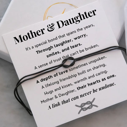 Mother & Daughter - Eternal bond - Eternal Knot Bracelet