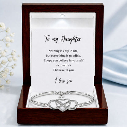 To my Daughter - Infinity bracelet