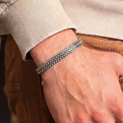 To my Dad -  Bracelet Stainless Steel Deluxe NEW - I will always be your little boy