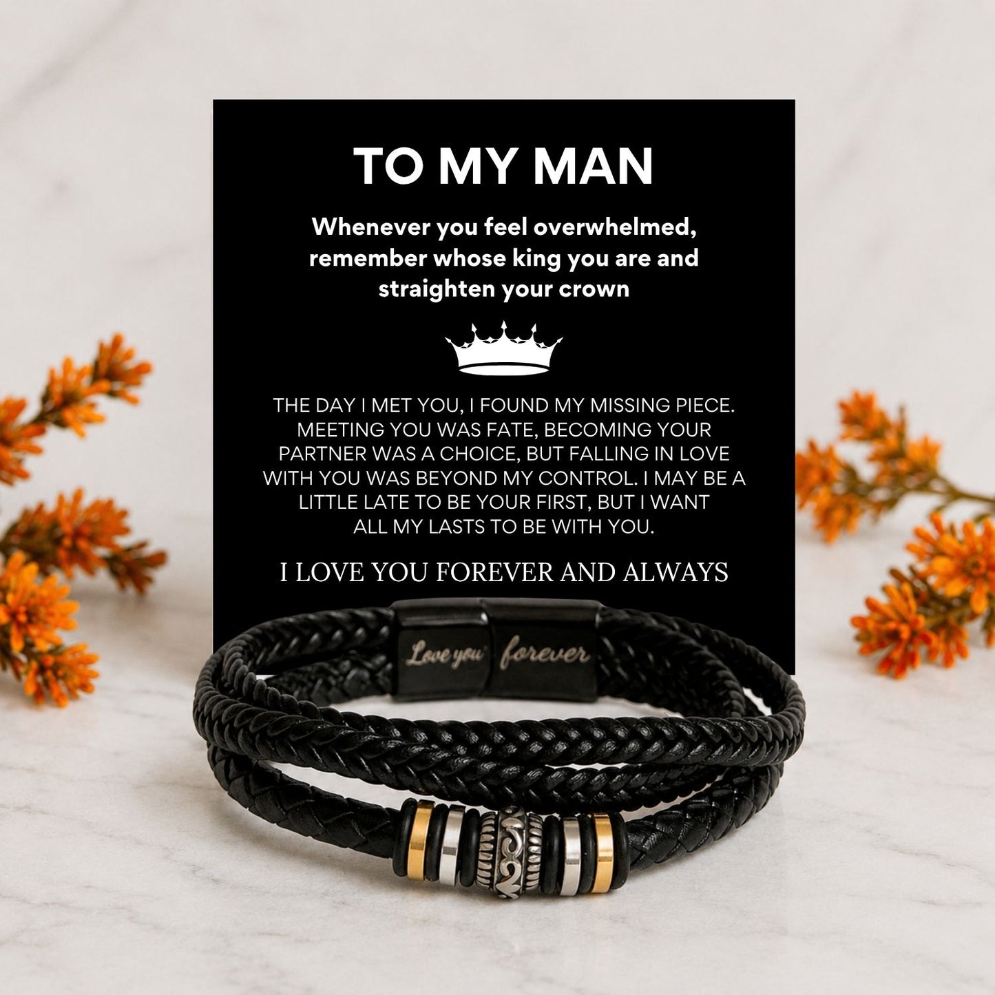 TO MY MAN - BRACELET - TN110