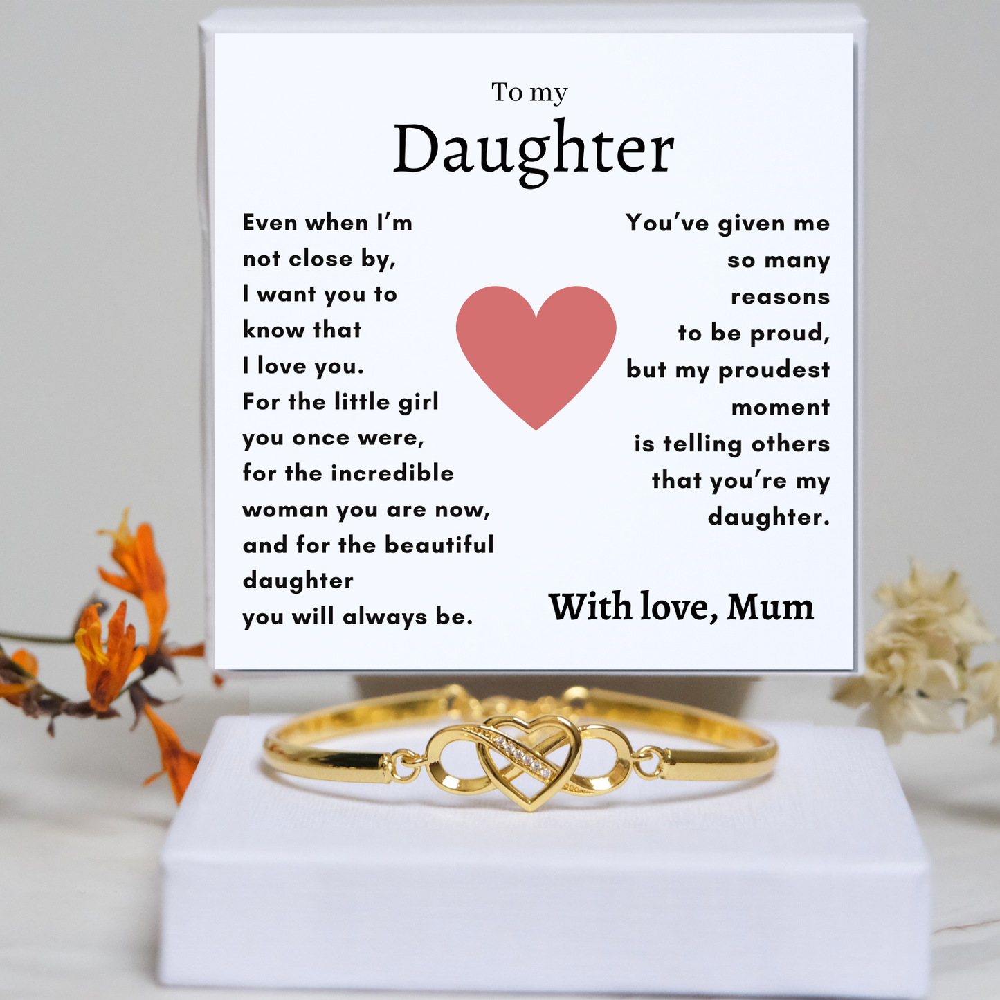 To my Daughter - Infinity Bracelet