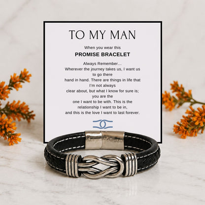 To My Man, You Are The One Forever Linked Bracelet
