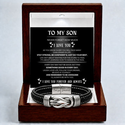 To my Son - INFINITY BRACELET