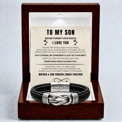 To my Son - INFINITY BRACELET - TN113