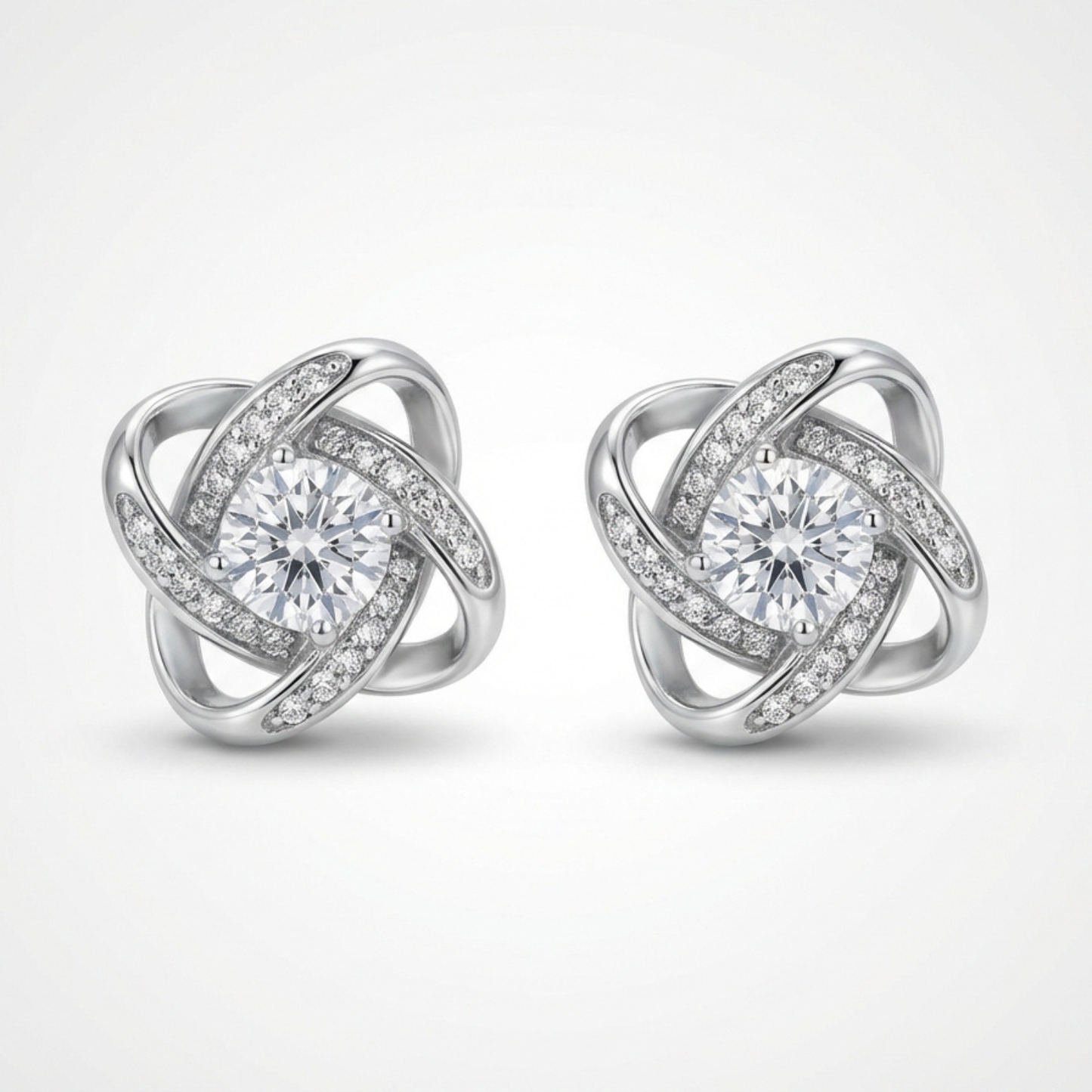 Liefdesknoop oorbellen