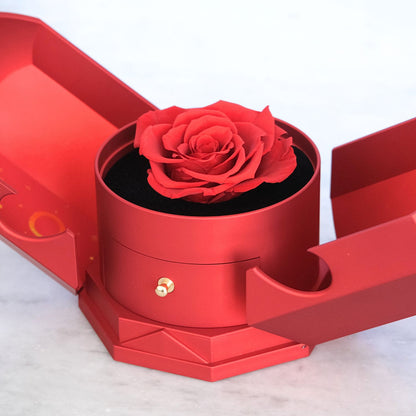 Eternal Rose Box - Loveknot necklace - Mother's day gift