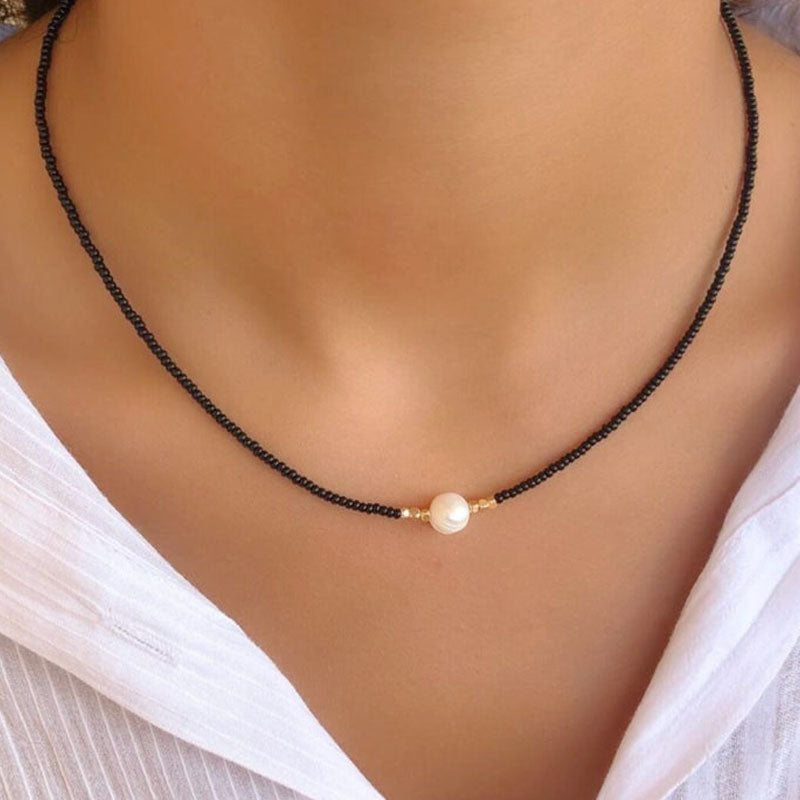 To My Granddaughter, I Am So Proud Of You Freshwater Pearl Necklace