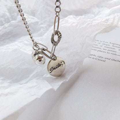 Smile and Heart Charm Bracelet - To My Daughter