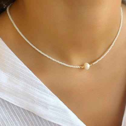 To My Granddaughter, I Am So Proud Of You Freshwater Pearl Necklace