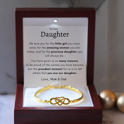 Infinity Bracelet - For the little girl you once were