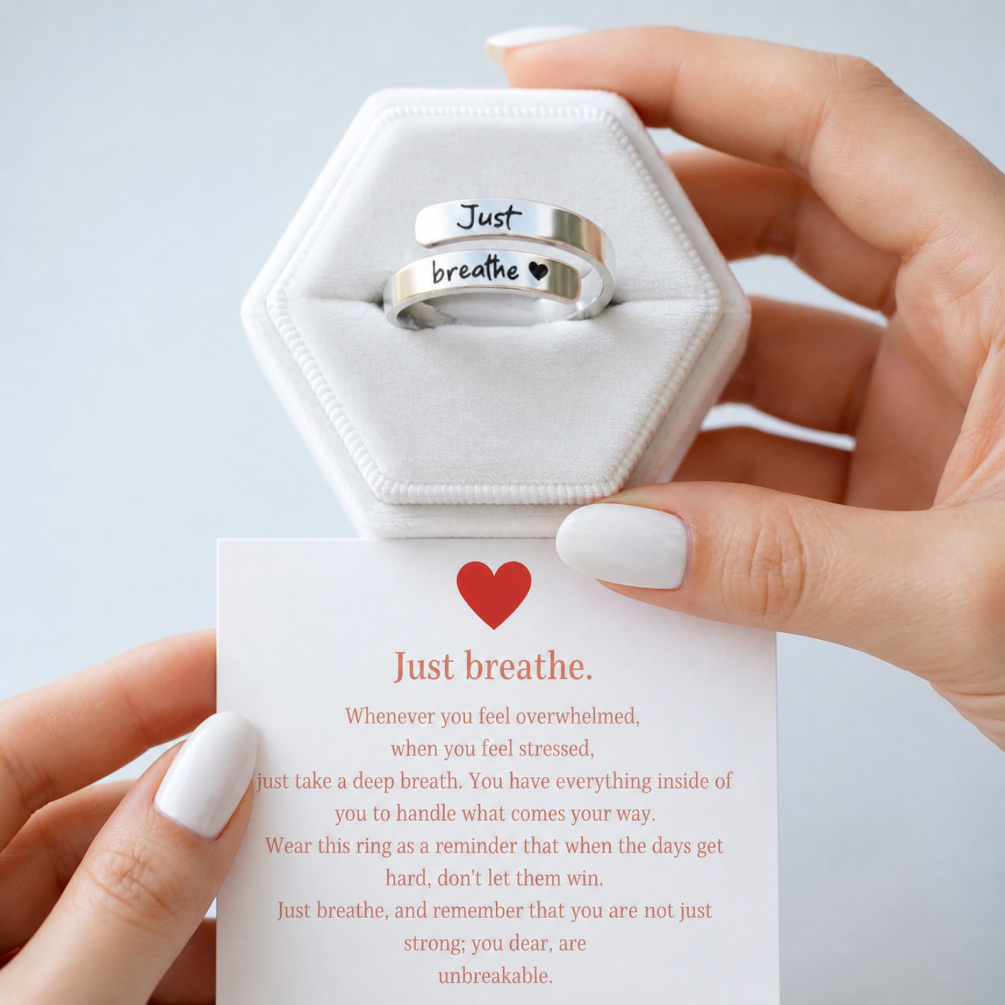 Just Breathe Ring
