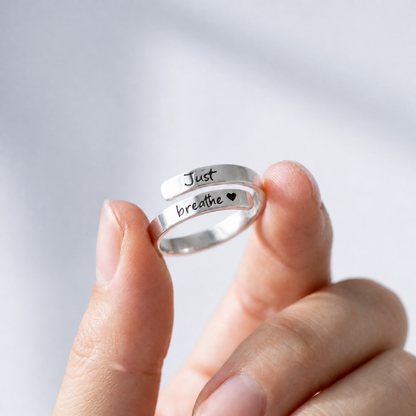 Just Breathe Ring
