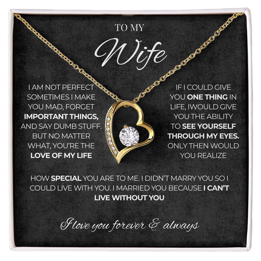 To my wife, I love you forever & always - V2