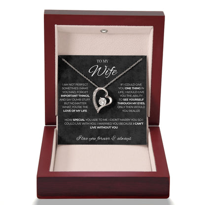 To my wife, I love you forever & always - V2