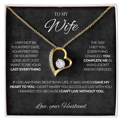 To my Wife - Love, your Husband