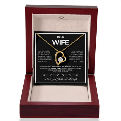 To my wife, I love you forever & always - V4