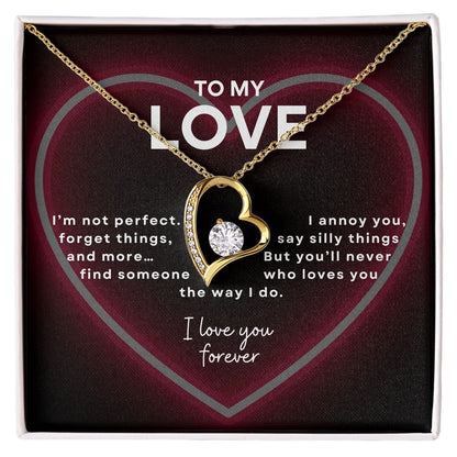 To My Love- I love you forever - V2