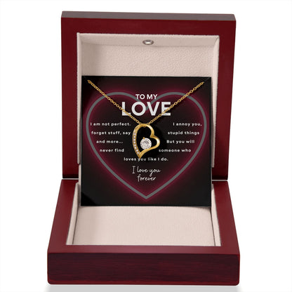 To My Love- I love you forever