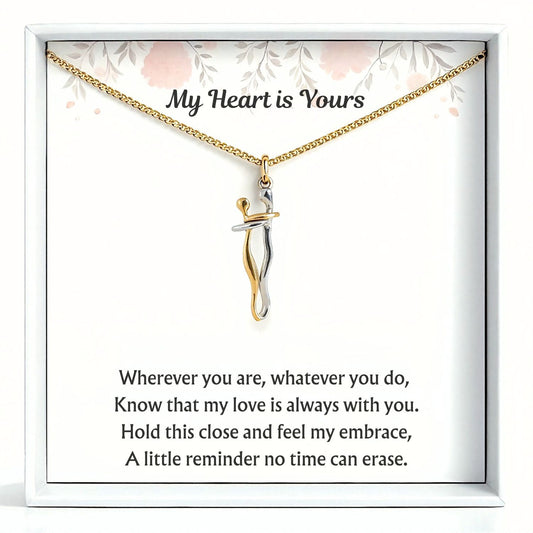 Hug Necklace - My Heart Is Yours