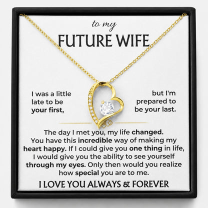 To My Future Wife - Heart necklace