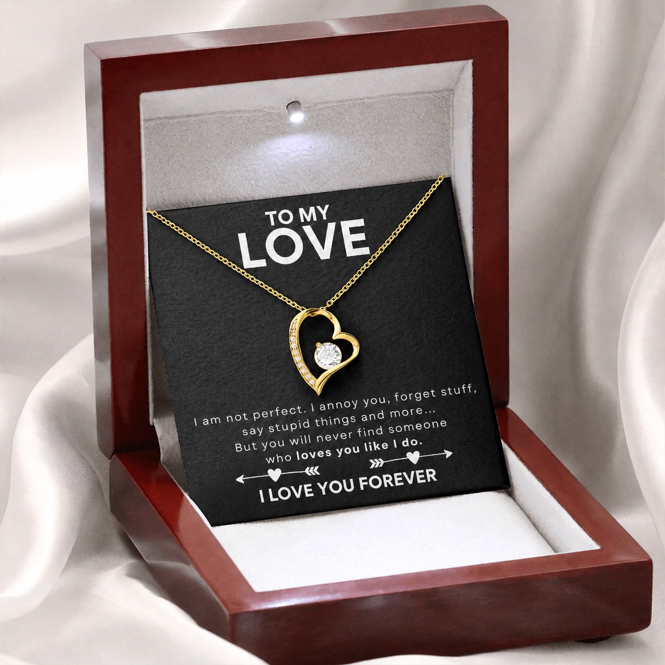 TO MY LOVE - HEART NECKLACE