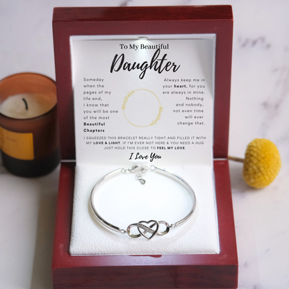 To My Beautiful Daughter - Infinity Bracelet